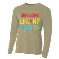 Awesome Like My Daughter Humorous Cooling Performance Long Sleeve Crew