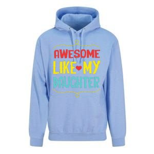 Awesome Like My Daughter Humorous Unisex Surf Hoodie