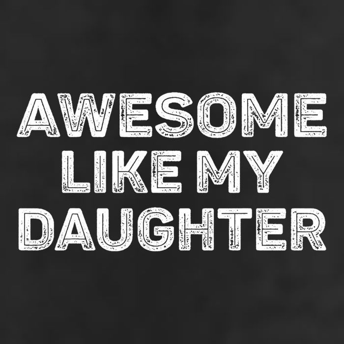 Awesome Like My Daughter Funny Fathers Day Dad Vintage Beanie