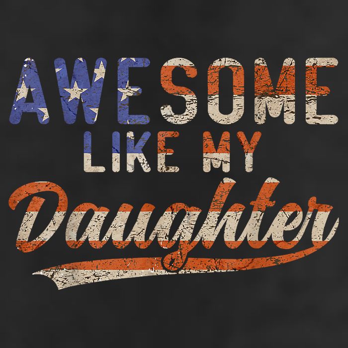Awesome Like My Daughter Retro Men Funny Dad Fathers Day Dad Adult Drive Performance Visor