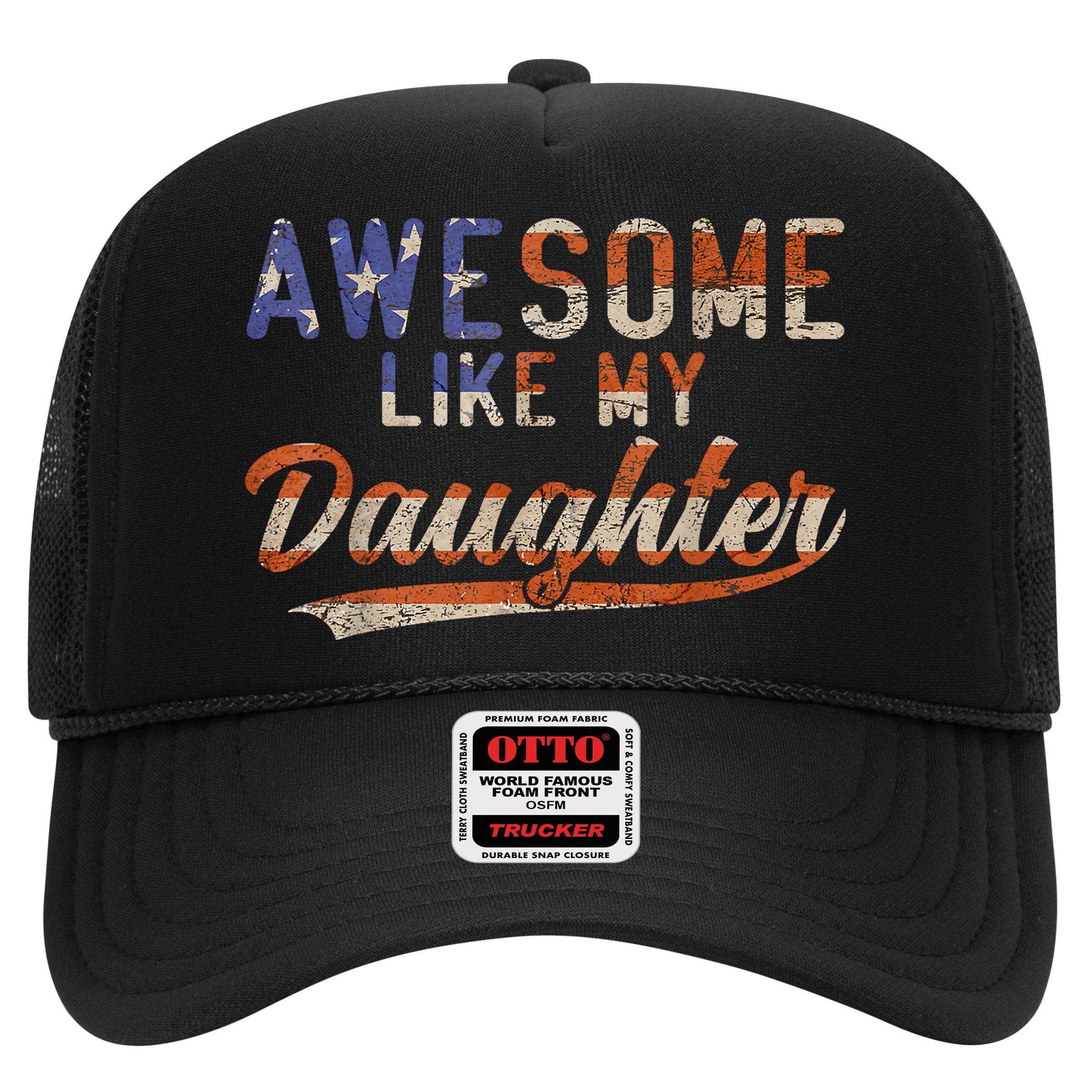 Awesome Like My Daughter Retro Men Funny Dad Fathers Day Dad Hat