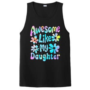 Awesome Like My Daughter Mommy Groovy Graphic MotherS Day PosiCharge Competitor Tank