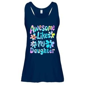 Awesome Like My Daughter Mommy Groovy Graphic MotherS Day Ladies Essential Flowy Tank