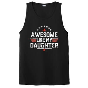 Awesome Like My Daughter Funny Dad Birthday Fathers Day PosiCharge Competitor Tank