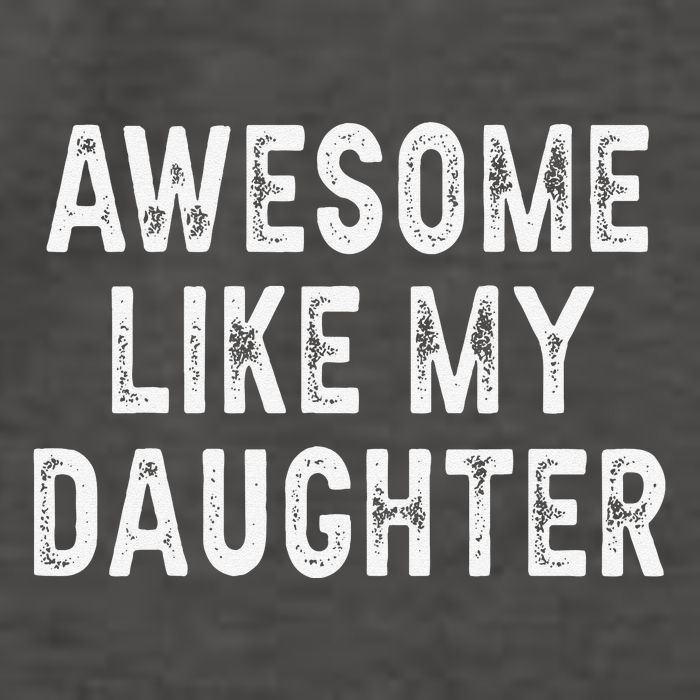 Awesome Like My Daughter Fathers Day Dad Gifts From Daughter Vector Backpack
