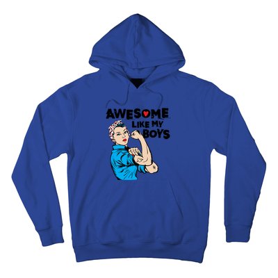 Awesome Like My Funny Mom Gift For Cool Mother Gift Hoodie