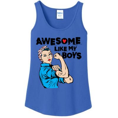 Awesome Like My Funny Mom Gift For Cool Mother Gift Ladies Essential Tank