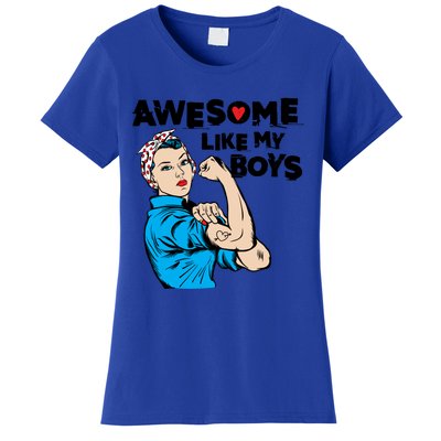 Awesome Like My Funny Mom Gift For Cool Mother Gift Women's T-Shirt