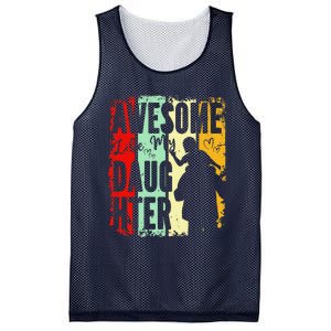 Awesome Like My Daughter Father Day Gifts From Daughter Mesh Reversible Basketball Jersey Tank