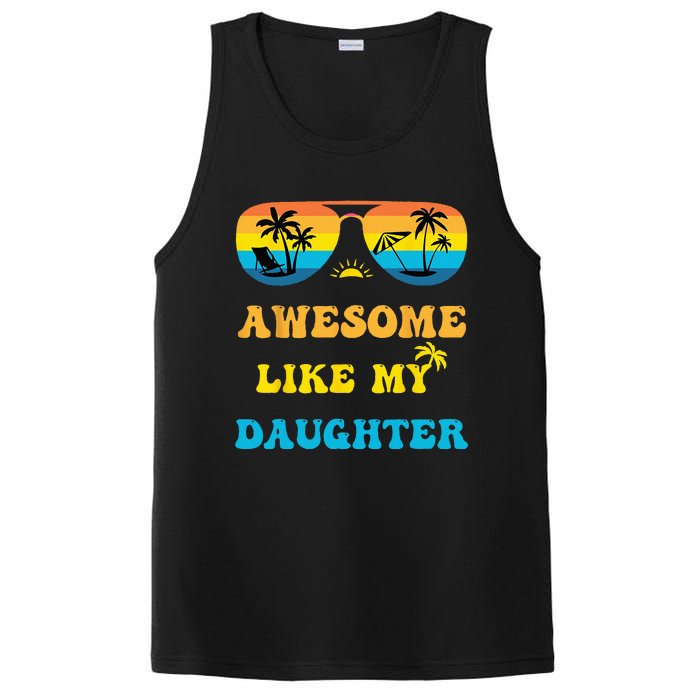 Awesome Like My Daughter 4th Of July & Christmas In July PosiCharge Competitor Tank