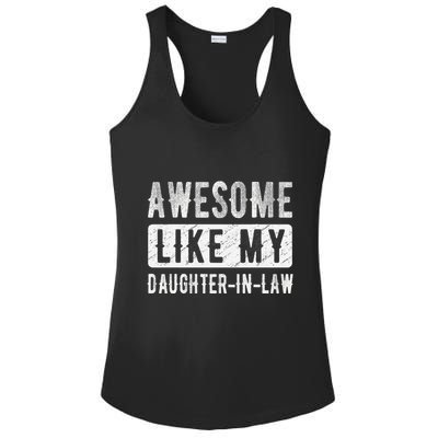 Awesome Like My Daughter In Law Family Lovers. Step Dad Mom Ladies PosiCharge Competitor Racerback Tank