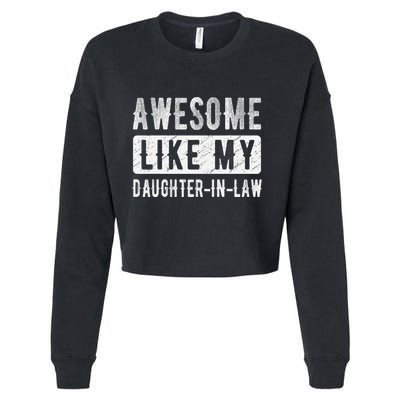 Awesome Like My Daughter In Law Family Lovers. Step Dad Mom Cropped Pullover Crew