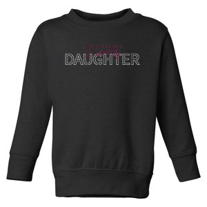 Awesome Like My Daughter Men Funny Fathers Day Dad Toddler Sweatshirt