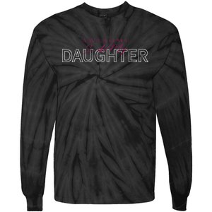 Awesome Like My Daughter Men Funny Fathers Day Dad Tie-Dye Long Sleeve Shirt