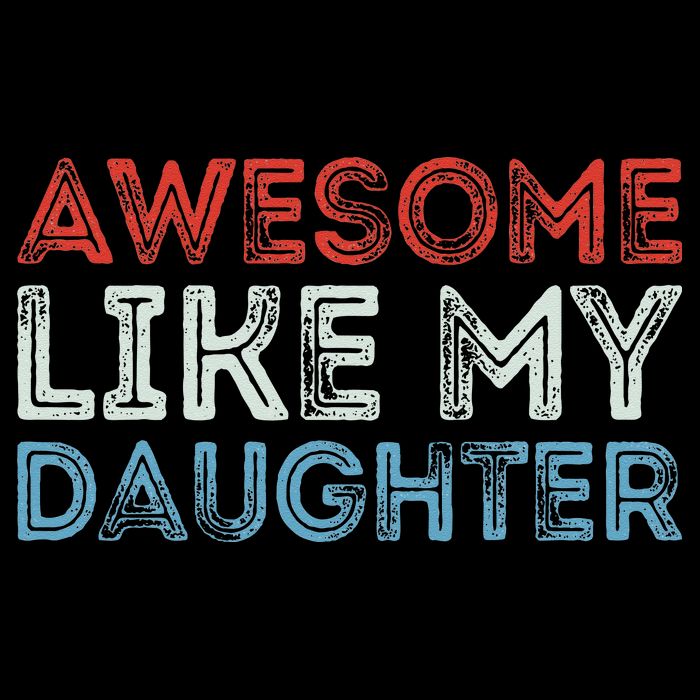 Awesome Like My Daughter Retro Dad Fathers Parents Day 16 in Basic Backpack