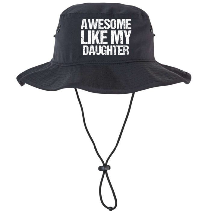 Awesome Like My Daughter Funny Fathers Day Mom Dad Legacy Cool Fit Booney Bucket Hat