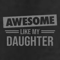 Awesome Like My Daughter Dad For Fathers Day Adult Drive Performance Visor