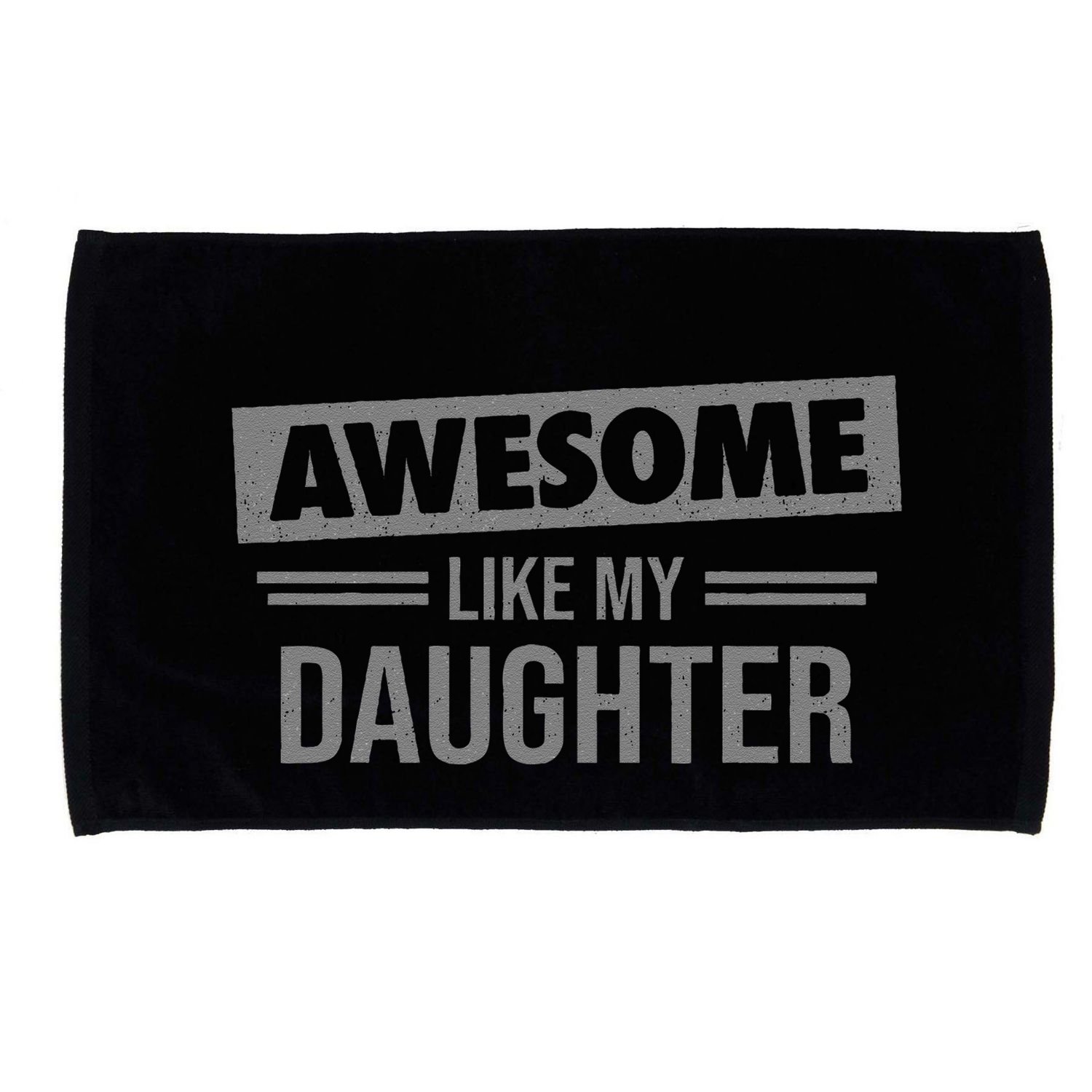Awesome Like My Daughter Dad For Fathers Day Microfiber Hand Towel