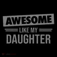 Awesome Like My Daughter Dad For Fathers Day Wool Snapback Cap