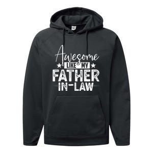 Awesome Like My Father In Law Family Lovers Father Day Performance Fleece Hoodie