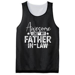 Awesome Like My Father In Law Family Lovers Father Day Mesh Reversible Basketball Jersey Tank