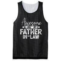 Awesome Like My Father In Law Family Lovers Father Day Mesh Reversible Basketball Jersey Tank