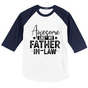 Awesome Like My Father In Law Family Lovers Father Day Baseball Sleeve Shirt