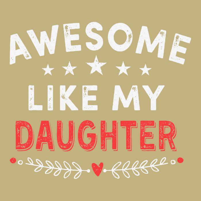Awesome Like My Daughter Funny FatherS Day Dad Cooling Performance Crew T-Shirt
