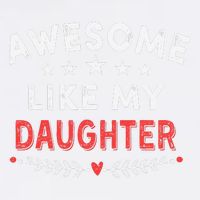 Awesome Like My Daughter Funny FatherS Day Dad Garment-Dyed Sweatshirt