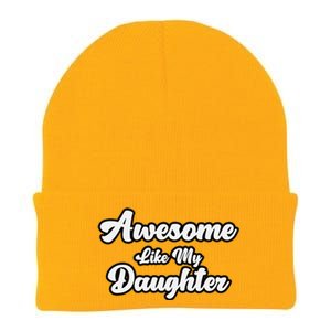 Awesome Like My Daughter Father Dad Knit Cap Winter Beanie