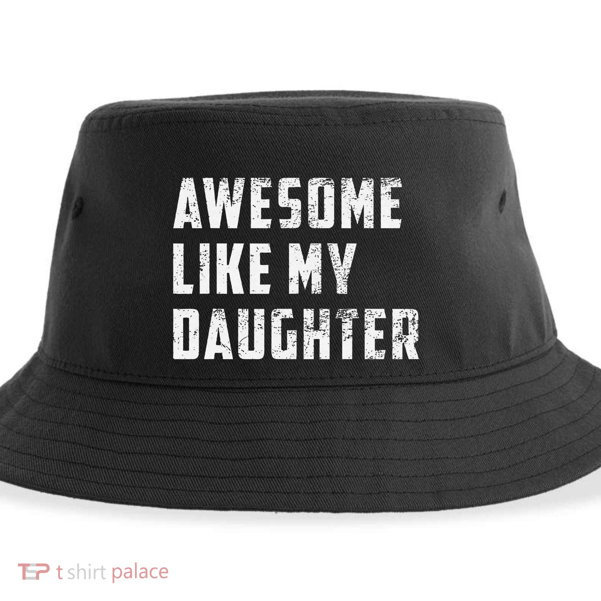 Awesome Like My Daughter Funny Fathers Day Dad Sustainable Bucket Hat