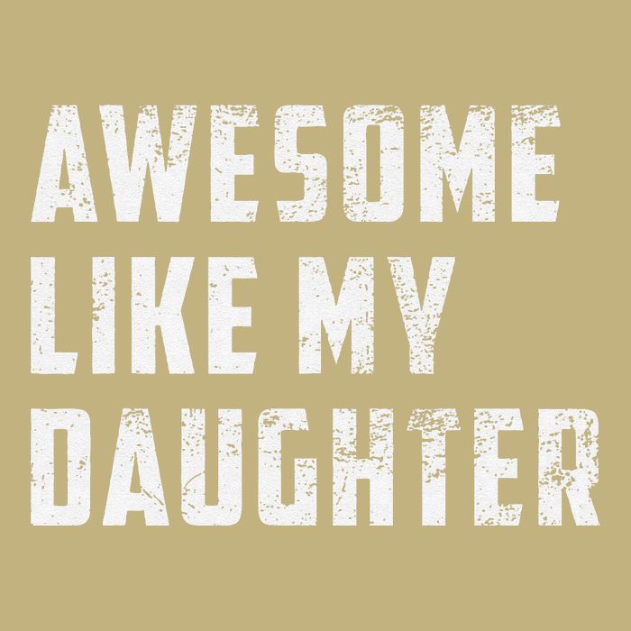 Awesome Like My Daughter Funny Fathers Day Dad Cooling Performance Crew T-Shirt