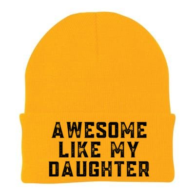 AWESOME LIKE MY DAUGHTER Knit Cap Winter Beanie