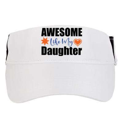 AWESOME LIKE MY DAUGHTER Adult Drive Performance Visor