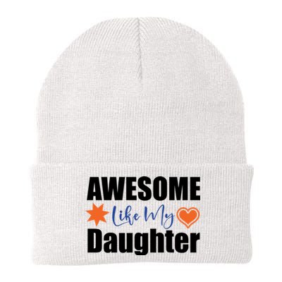 AWESOME LIKE MY DAUGHTER Knit Cap Winter Beanie