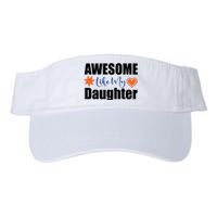 AWESOME LIKE MY DAUGHTER Valucap Bio-Washed Visor