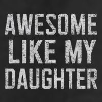 Awesome Like My Daughter Gifts Man Funny Fathers Day Daddy Adult Drive Performance Visor