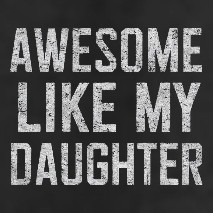 Awesome Like My Daughter Gifts Man Funny Fathers Day Daddy Beanie