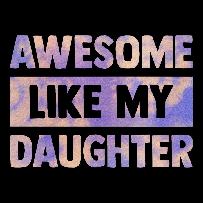 Awesome Like My Daughter Matching Fathers Day Family Tie Dye Sustainable Bucket Hat
