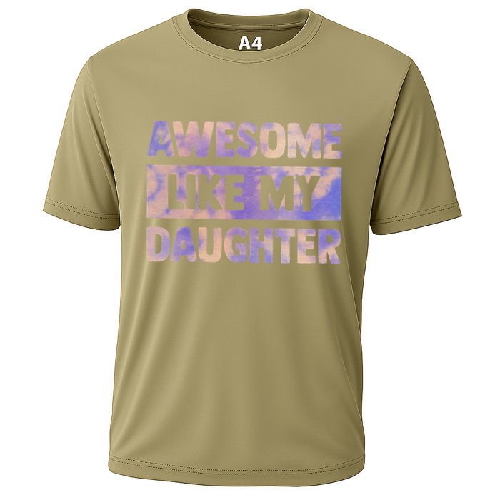 Awesome Like My Daughter Matching Fathers Day Family Tie Dye Cooling Performance Crew T-Shirt