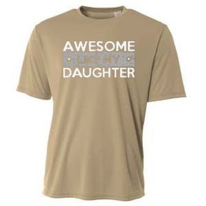 Awesome Like My Daughter Funny FatherS Day Dad Joke Cooling Performance Crew T-Shirt