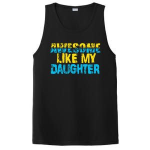 Awesome Like My Daughter Fathers Day Dad PosiCharge Competitor Tank