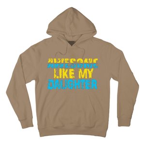 Awesome Like My Daughter Fathers Day Dad Hoodie