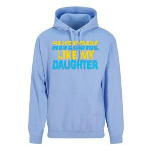 Awesome Like My Daughter Fathers Day Dad Unisex Surf Hoodie