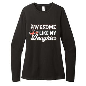 Awesome Like My Daughter Fathers Day Womens CVC Long Sleeve Shirt