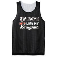 Awesome Like My Daughter Fathers Day Mesh Reversible Basketball Jersey Tank