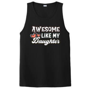 Awesome Like My Daughter Fathers Day PosiCharge Competitor Tank