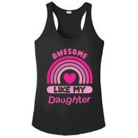 Awesome Like My Daughter Fathers Day Ladies PosiCharge Competitor Racerback Tank