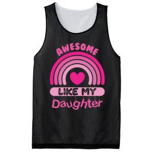 Awesome Like My Daughter Fathers Day Mesh Reversible Basketball Jersey Tank