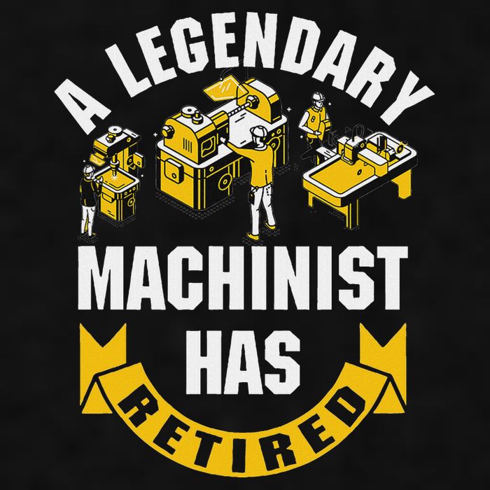 A Legendary Machinist Has Retired Machinist Retirement Party Ladies PosiCharge Tri-Blend Wicking Tank